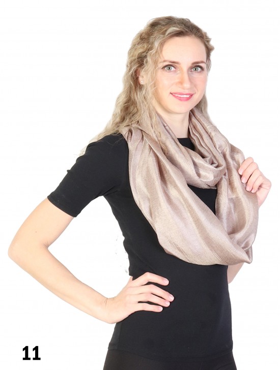 Solid Colour Loop Fashion Scarf